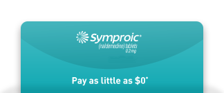 Patient Savings Card for SYMPROIC